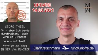 Bringen wir Georg Thiels Haft am 19. März beim WDR auf die Agenda ( GEZ Rundfunkbeitrag )
