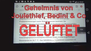 Geheimnis von Joulethief, Bedini & Co. GELÜFTET – Freie Energie bestätigt
